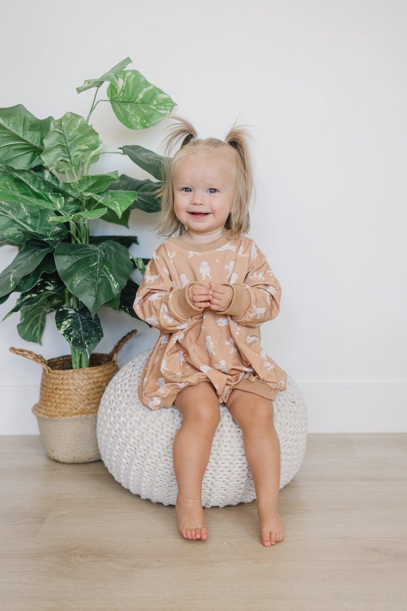 Mummy Bamboo Bubble Romper by Little Joy Co., product view 10