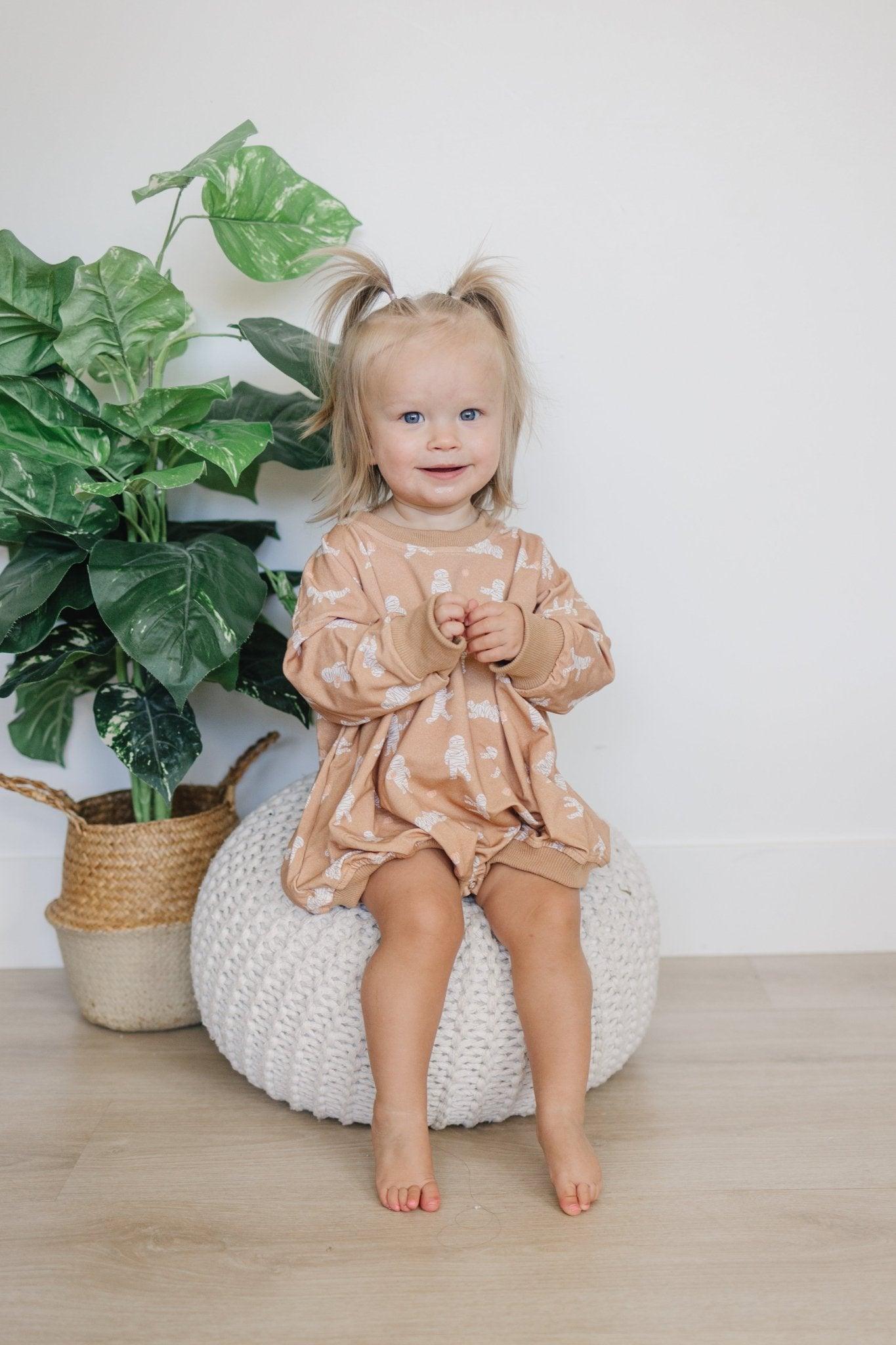Mummy Bamboo Bubble Romper by Little Joy Co., product view 5