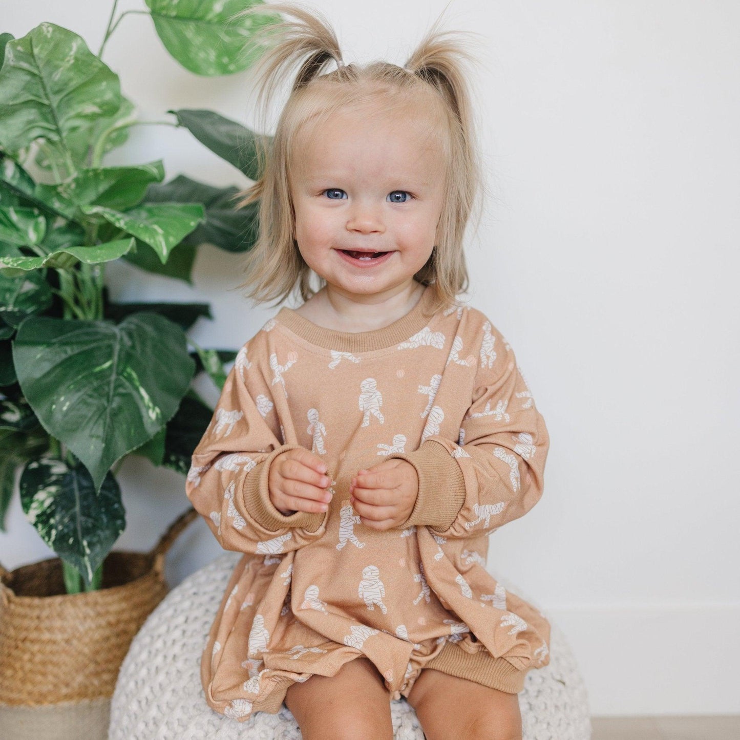 Mummy Bamboo Bubble Romper by Little Joy Co., product view 12