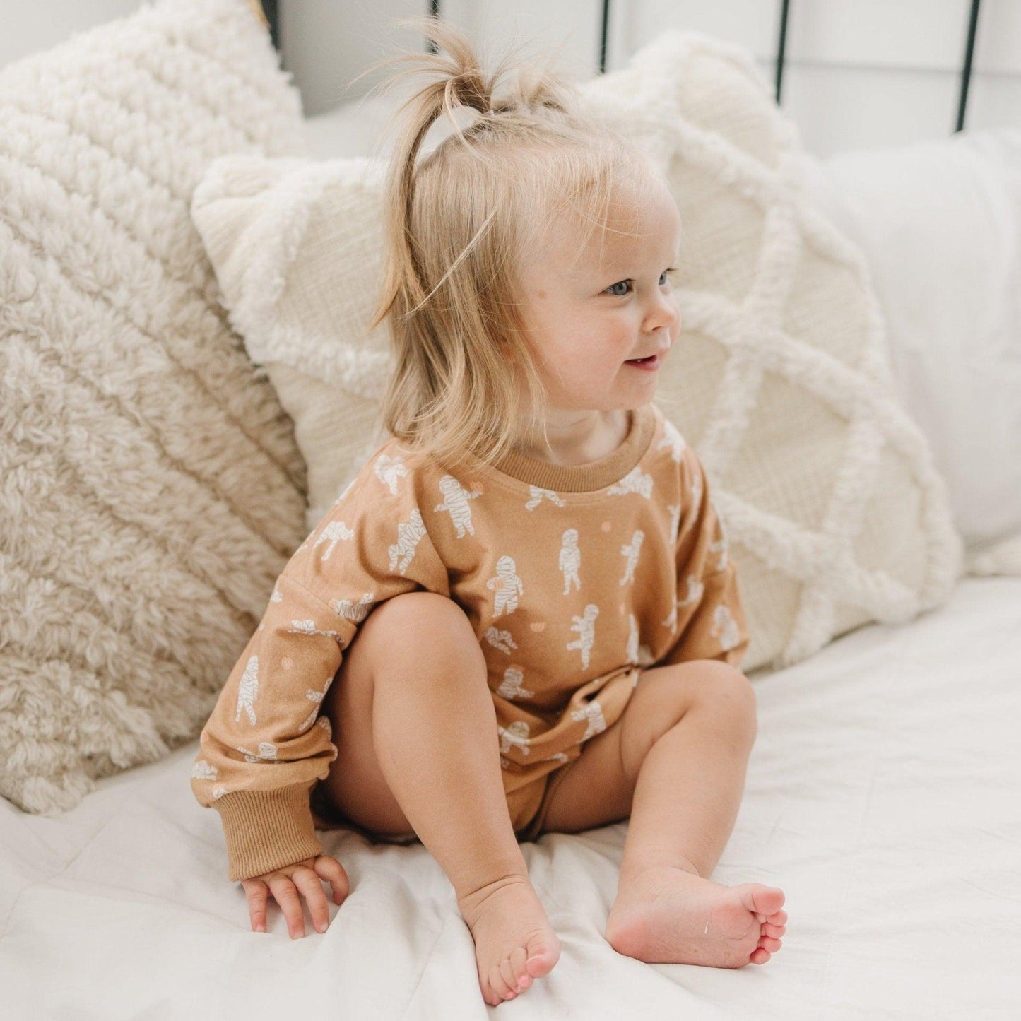 Mummy Bamboo Bubble Romper by Little Joy Co., product view 3