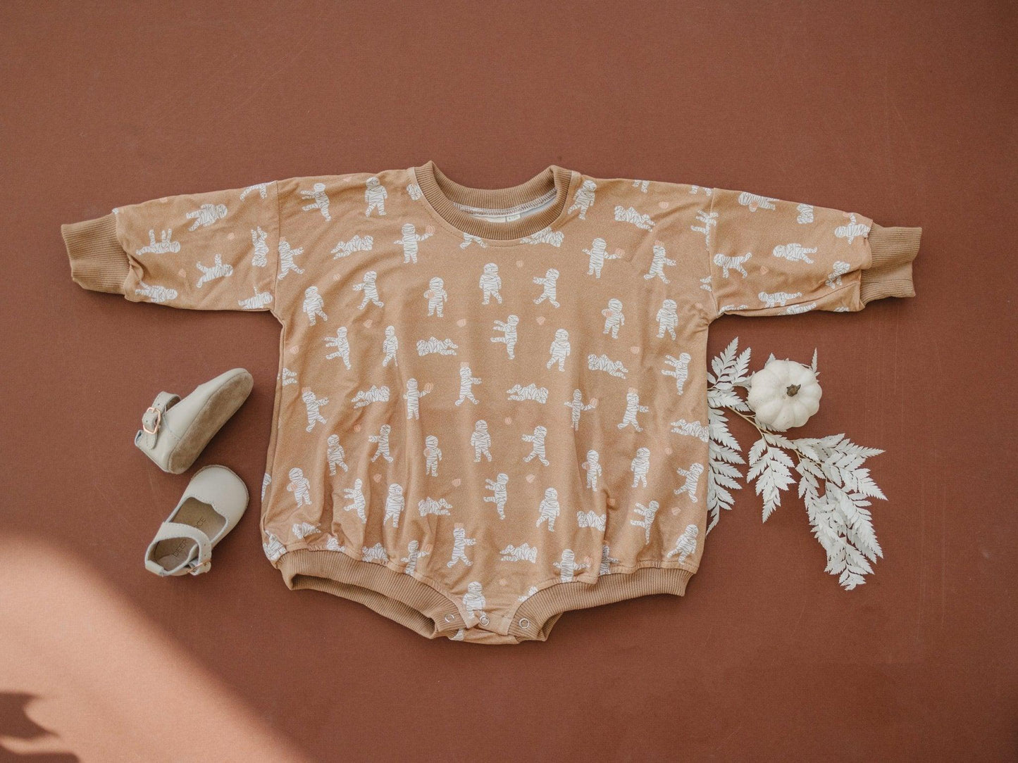 Mummy Bamboo Bubble Romper by Little Joy Co., product view 4