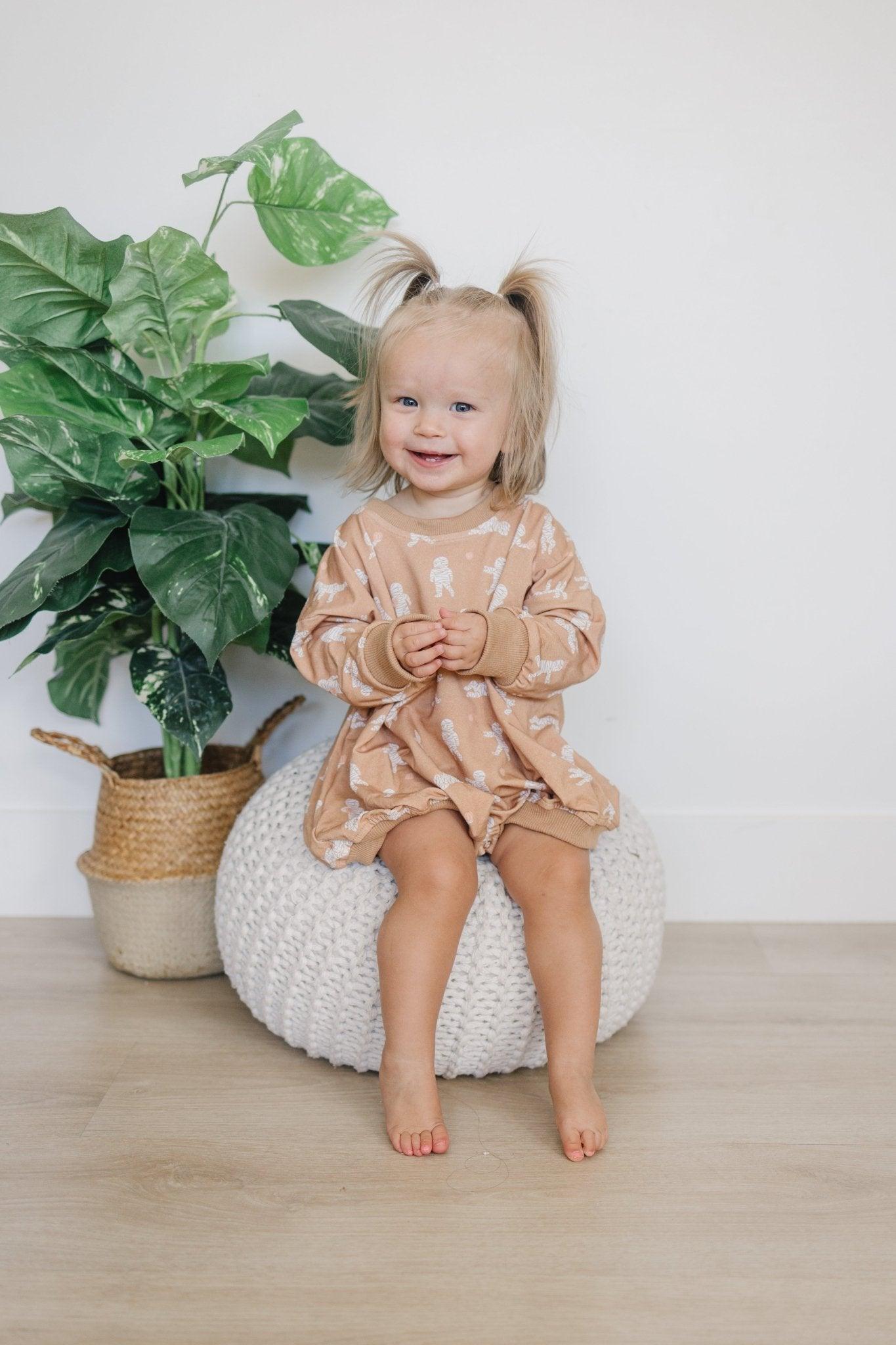 Mummy Bamboo Bubble Romper by Little Joy Co., product view 9