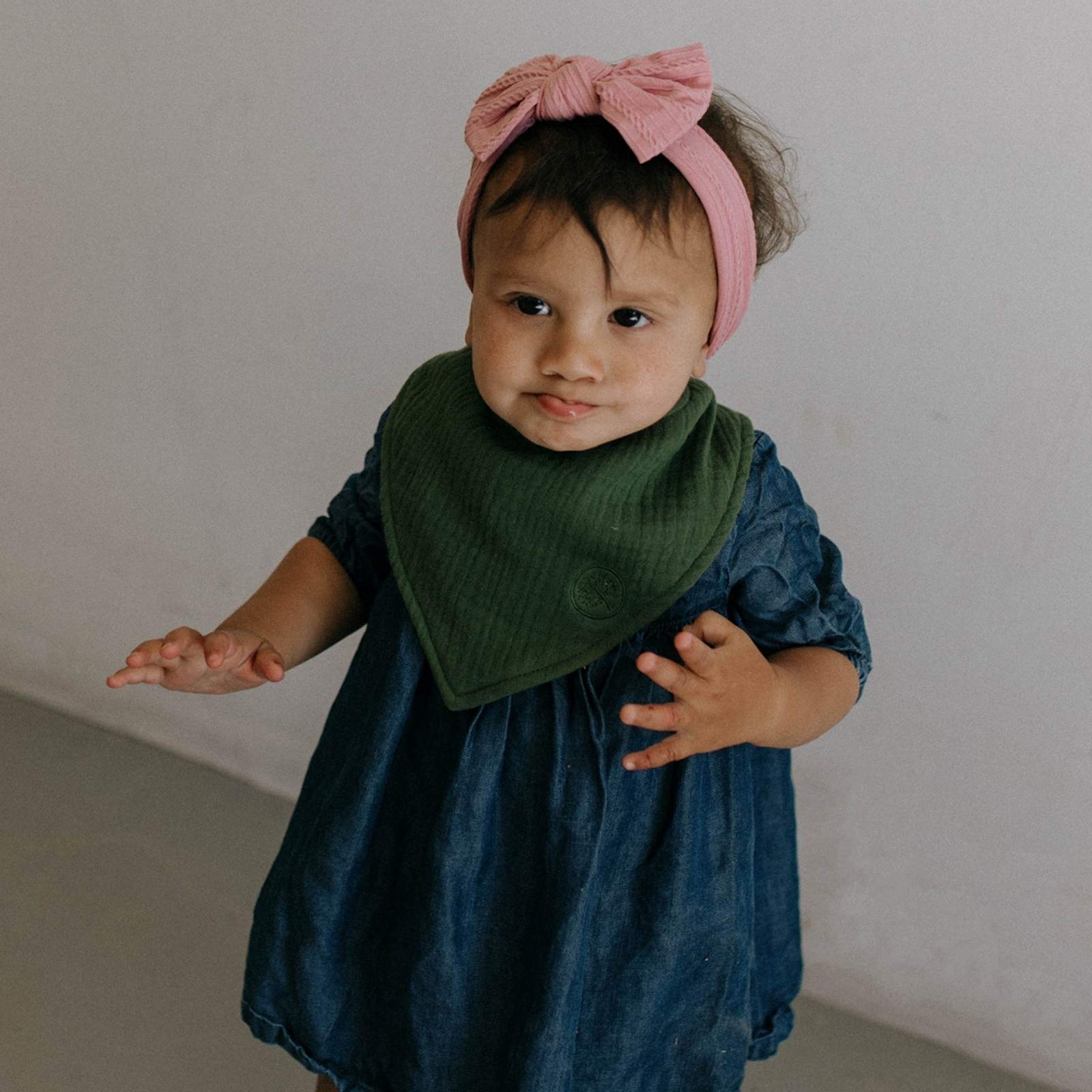 Estes Muslin Bandana Bibs Set (4-Pack) by Parker Baby Co., product view 4