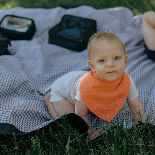 Estes Muslin Bandana Bibs Set (4-Pack) by Parker Baby Co., product view 2