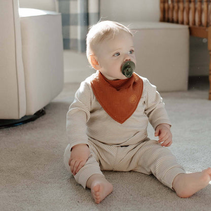 Rose Muslin Bandana Bibs Set (4-Pack) by Parker Baby Co., product view 10