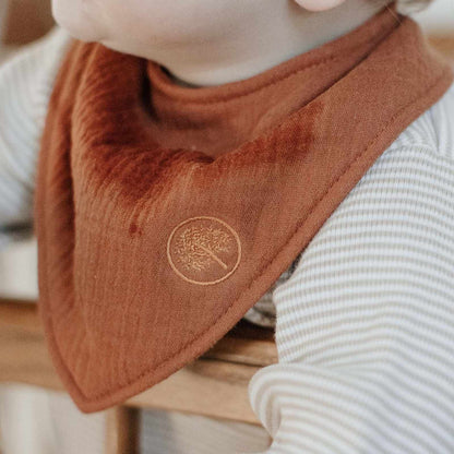 Stormy Muslin Bandana Bibs Set (4-Pack) by Parker Baby Co., product view 8