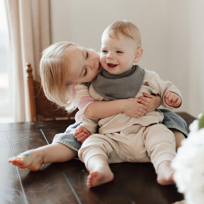 Pebble Muslin Bandana Bibs Set (4-Pack) by Parker Baby Co., product view 13