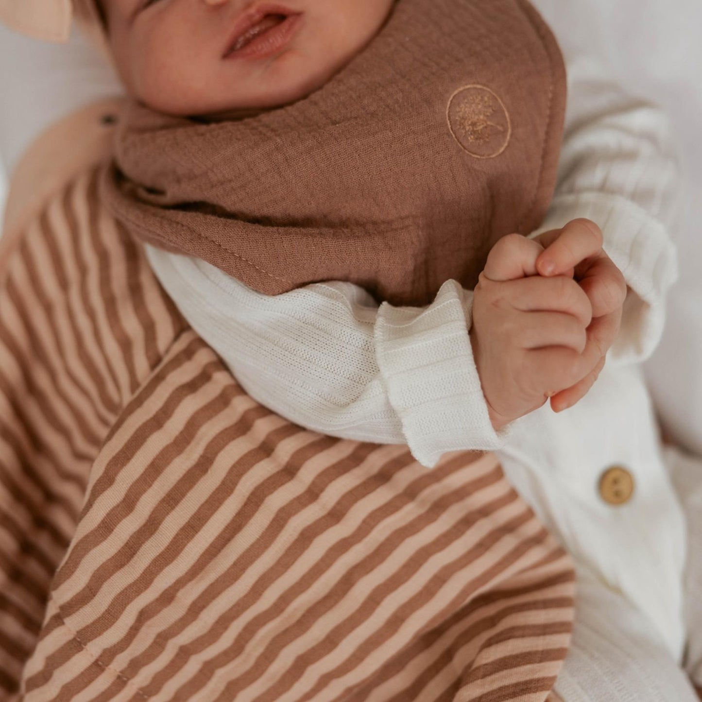 Bliss Muslin Bandana Bibs Set (4-Pack) by Parker Baby Co., product view 8