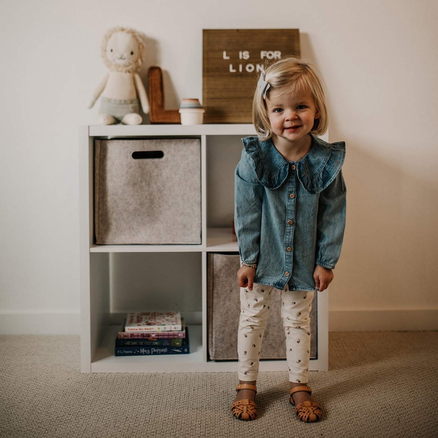 Felt Cube Storage by Parker Baby Co., product view 6