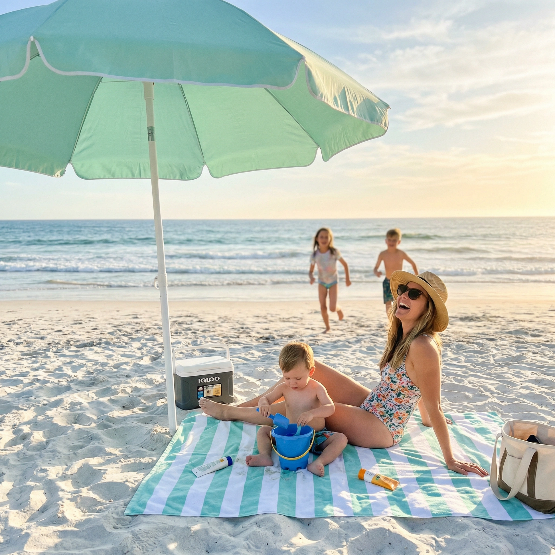 The Coastline Beach Towel by The California Beach…, product view 6