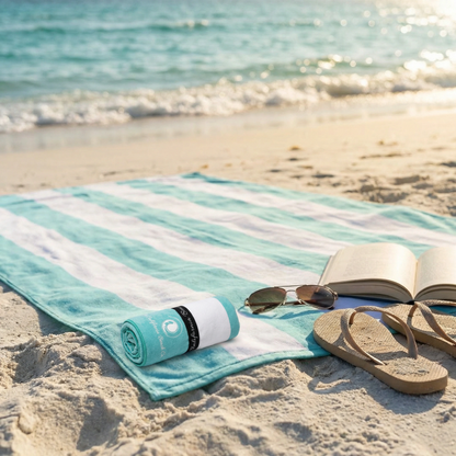 The Coastline Beach Towel by The California Beach…, product view 2