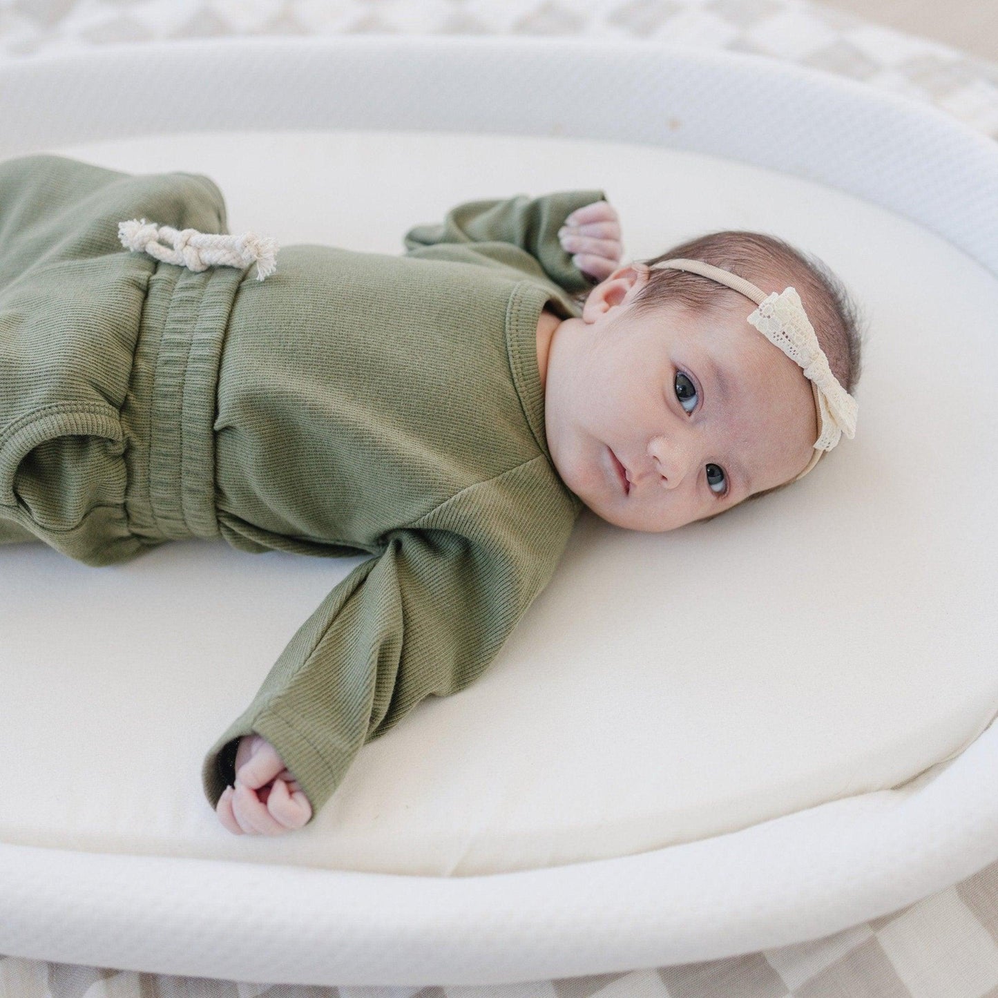 Organic Cotton Ribbed 2pc Set - more colors by Little Joy Co., product view 5