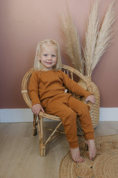 Organic Cotton Ribbed 2pc Set - more colors by Little Joy Co., product view 4