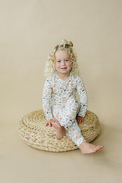 Pastel Petals 2pc Modal Pajamas by Little Joy Co., product view 7