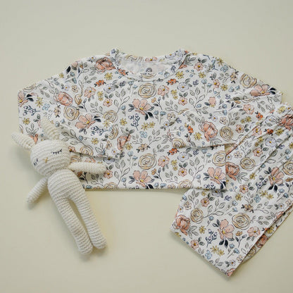 Pastel Petals 2pc Modal Pajamas by Little Joy Co., product view 12