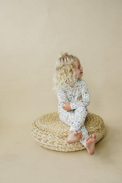 Pastel Petals 2pc Modal Pajamas by Little Joy Co., product view 6