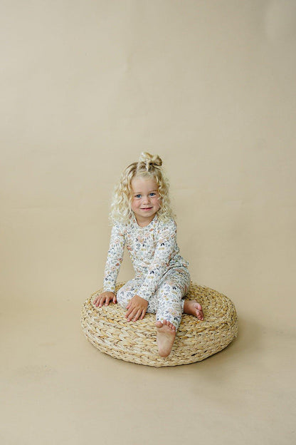 Pastel Petals 2pc Modal Pajamas by Little Joy Co., product view 8