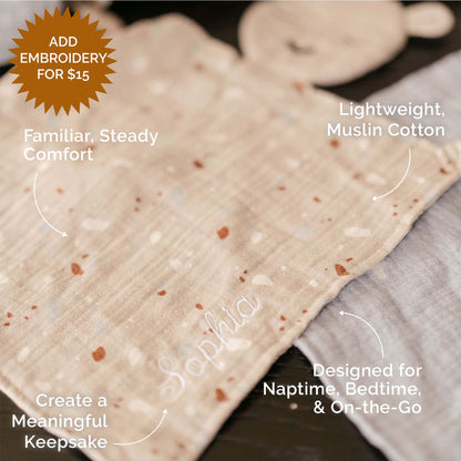 100% Muslin Lovey - Windy