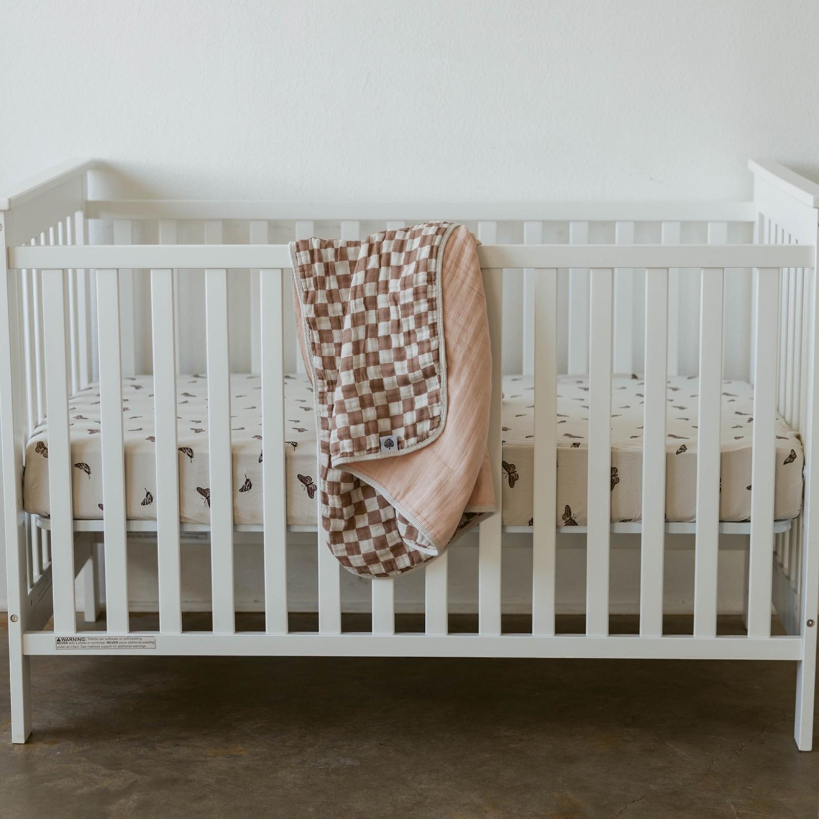 Rosewood Checker Quilt by Parker Baby Co., product view 4