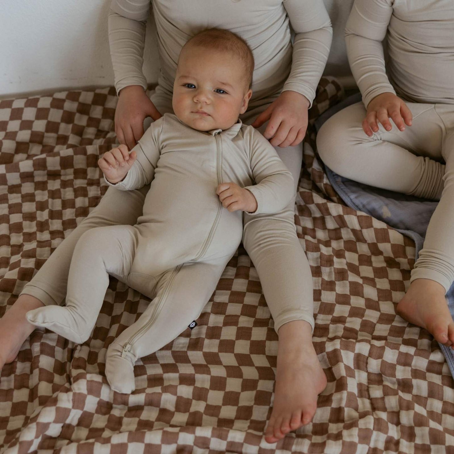 Rosewood Checker Quilt by Parker Baby Co., product view 8
