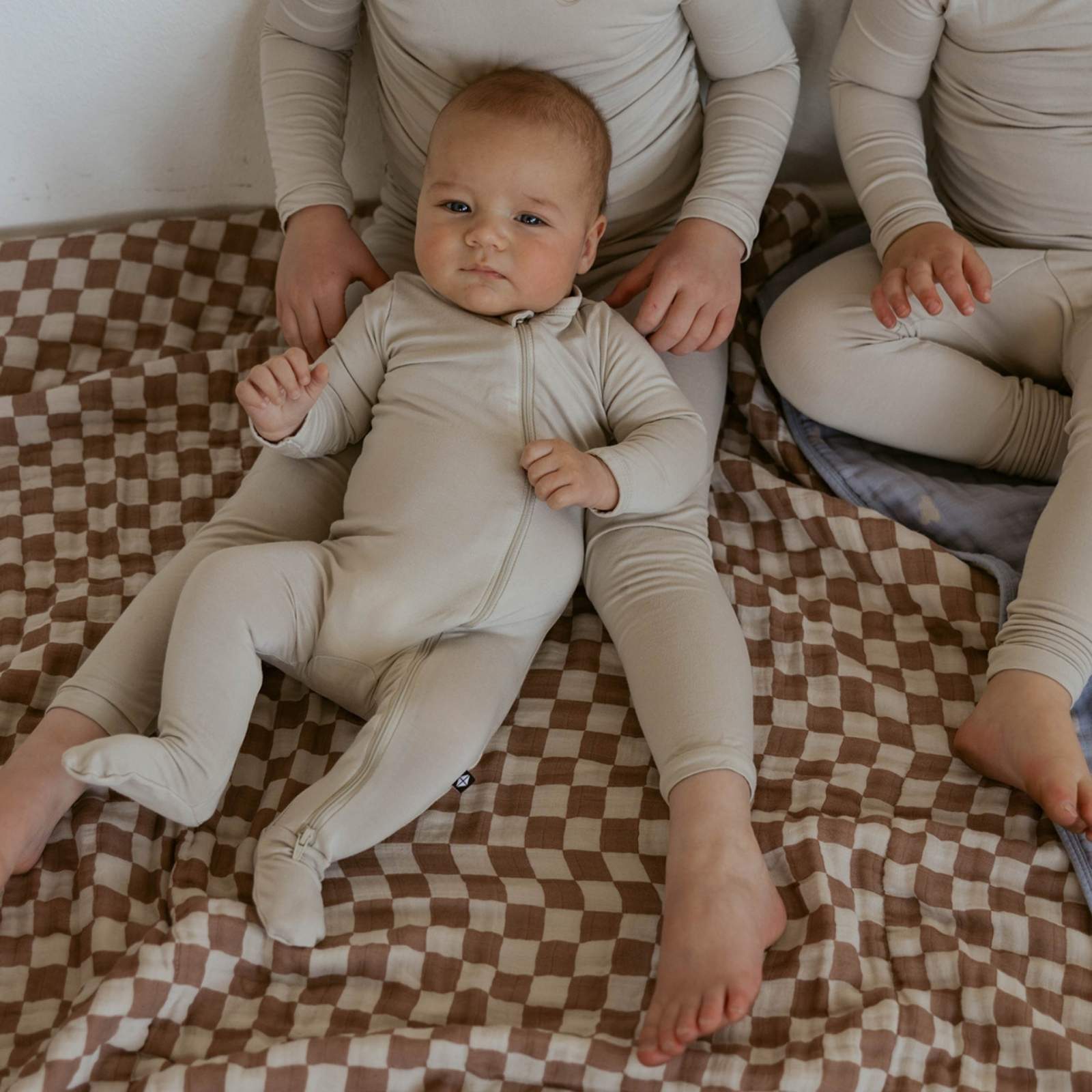 Rosewood Checker Quilt by Parker Baby Co., product view 8