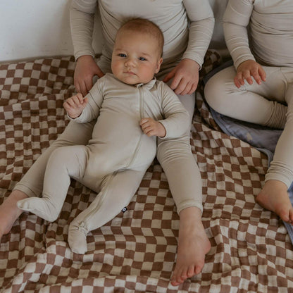 Rosewood Checker Quilt by Parker Baby Co., product view 8