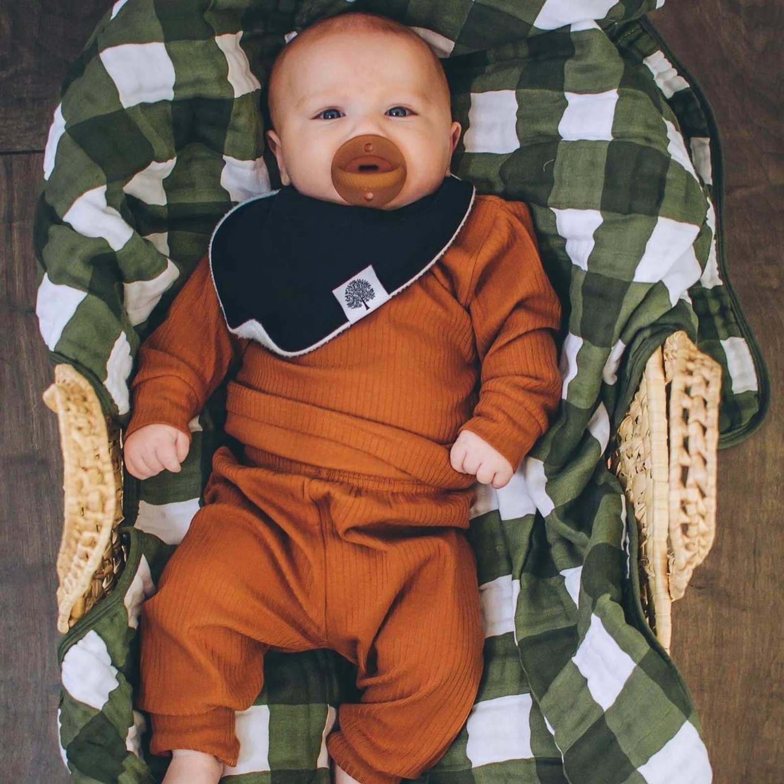 Green Buffalo Quilt by Parker Baby Co., product view 12
