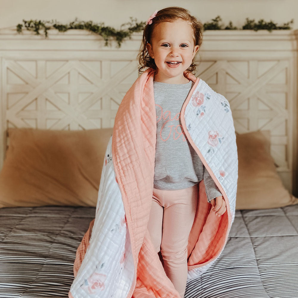 Dreamy Floral Quilt by Parker Baby Co., product view 2