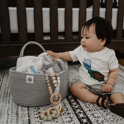 Rope Diaper Caddy by Parker Baby Co., product view 16