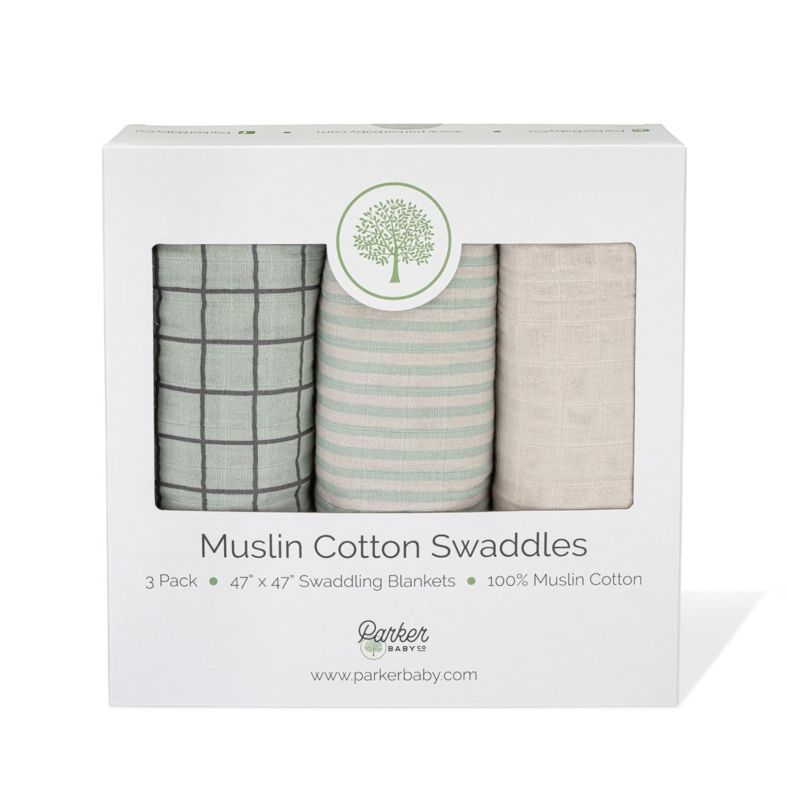 Sage Swaddle Set by Parker Baby Co., product view 10