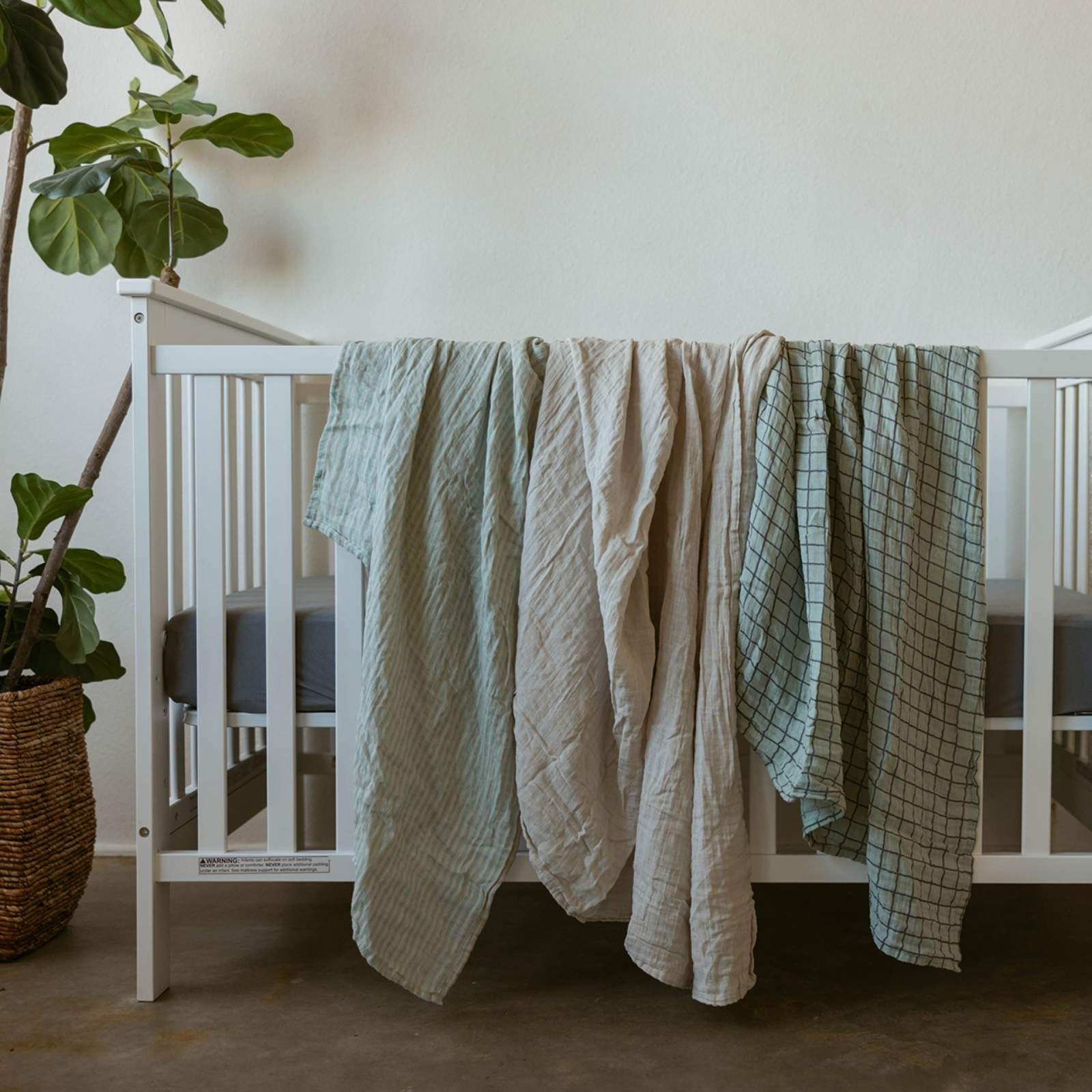 Sage Swaddle Set by Parker Baby Co., product view 4