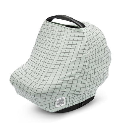 Multi-use Cover, Sage Windowpane by Parker Baby Co.