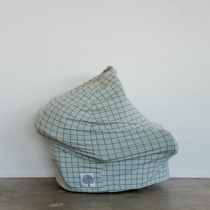 Multi-use Cover, Sage Windowpane by Parker Baby Co., product view 8