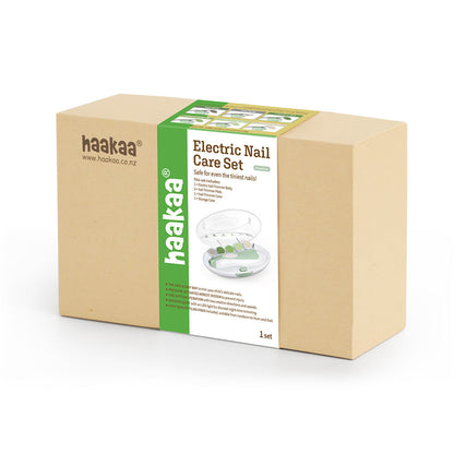Haakaa Electric Baby Nail Care Set – Meadow, 6 Attachments