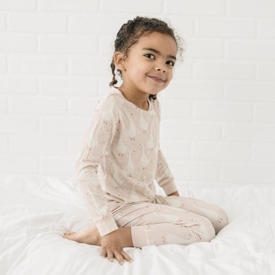 Silly Goose on the Loose 2pc Bamboo Pajamas by Little Joy Co., product view 10