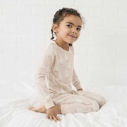 Silly Goose on the Loose 2pc Bamboo Pajamas by Little Joy Co., product view 10