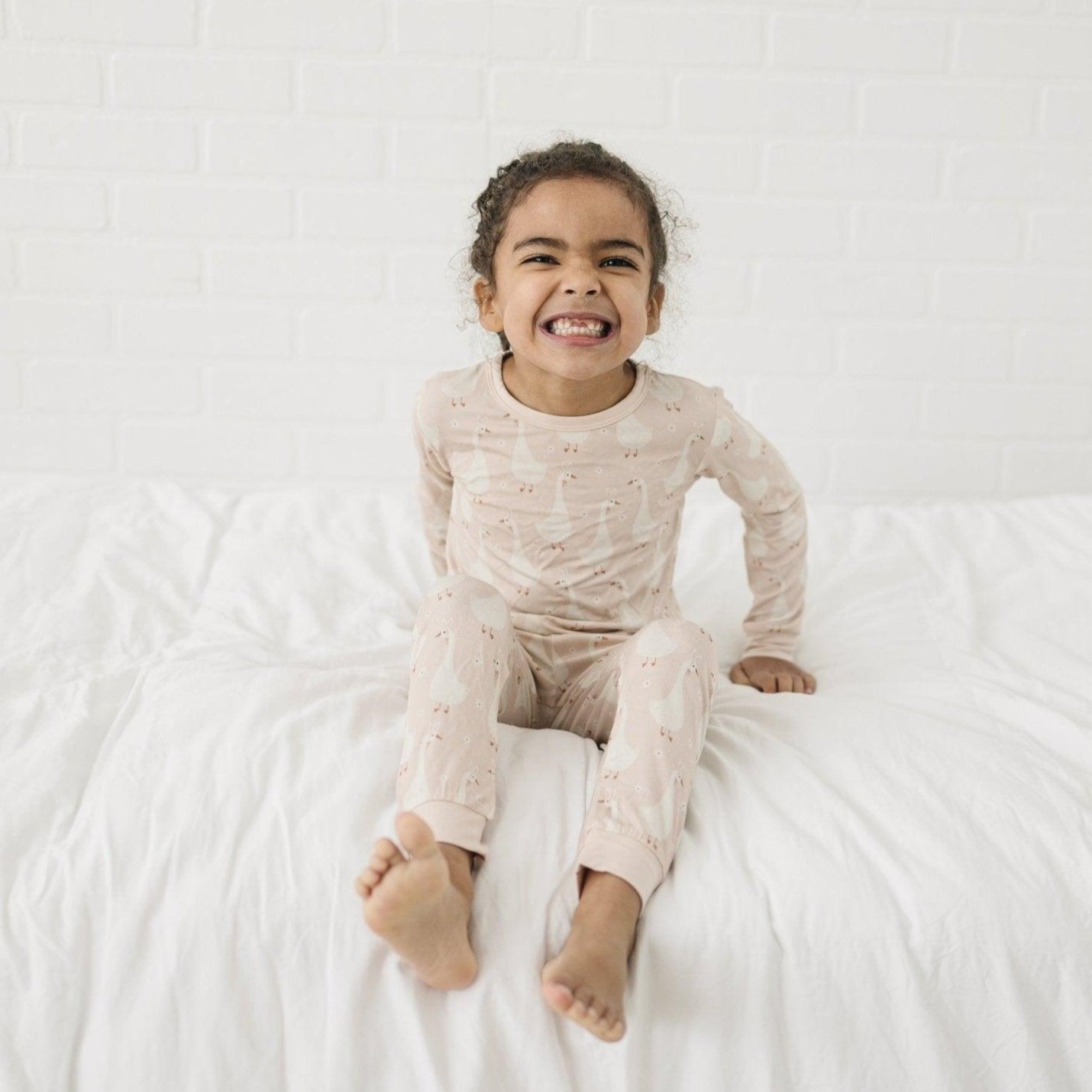 Silly Goose on the Loose 2pc Bamboo Pajamas by Little Joy Co., product view 13