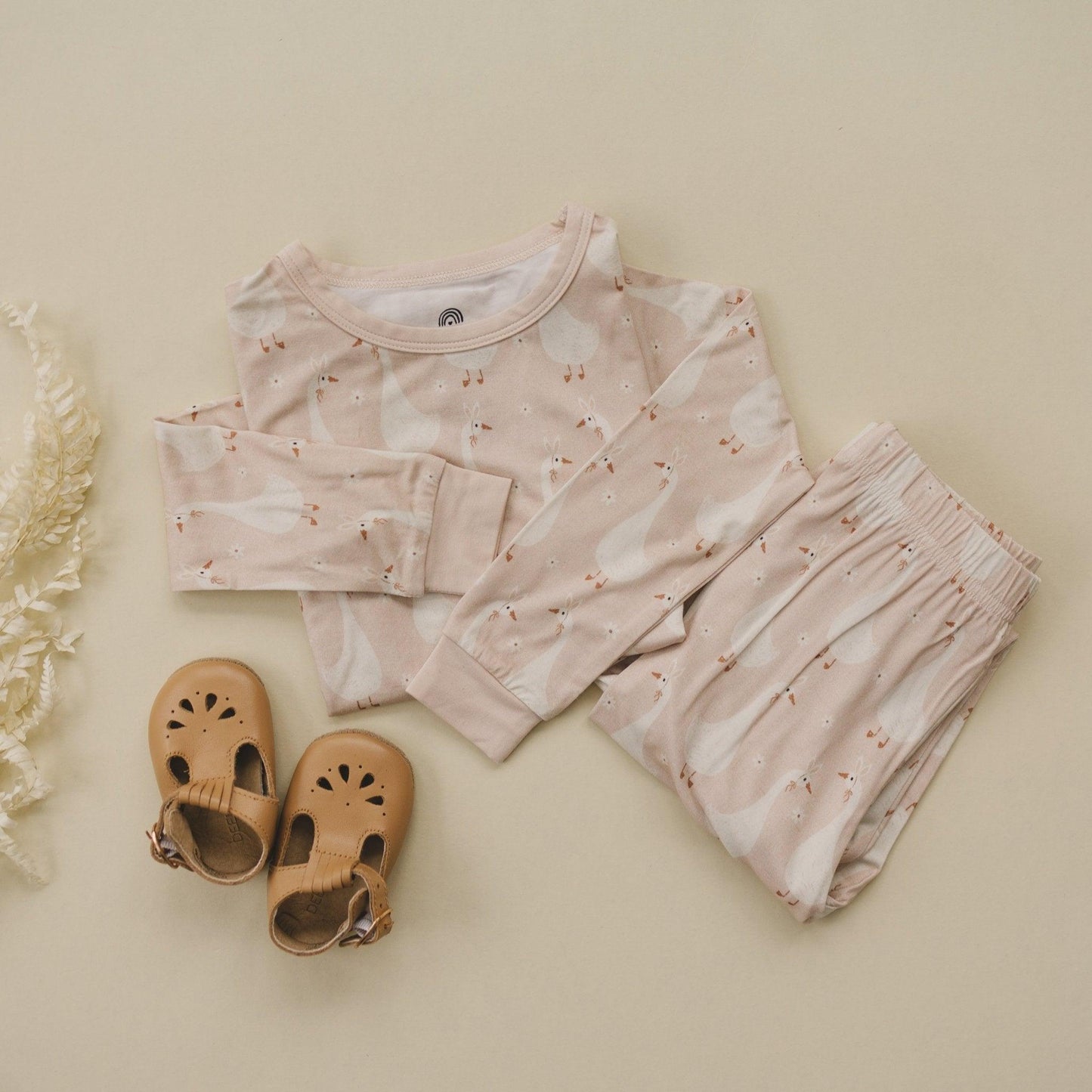 Silly Goose on the Loose 2pc Bamboo Pajamas by Little Joy Co., product view 12
