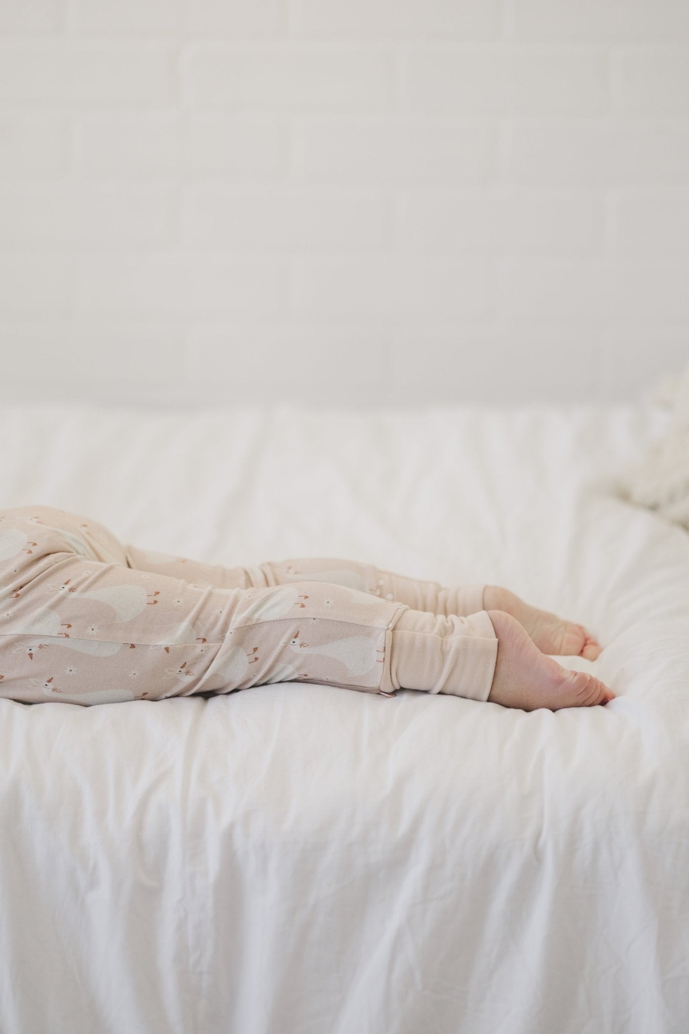 Silly Goose on the Loose Bamboo Zippy Romper by Little Joy Co., product view 4