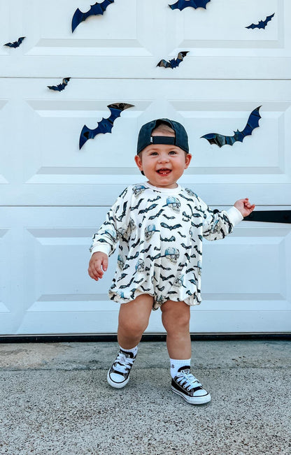 Spooky Bro Bamboo Bubble Romper or Crewneck Sweatshirt by Little Joy Co.