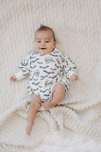 Spooky Bro Bamboo Bubble Romper or Crewneck Sweatshirt by Little Joy Co., product view 11