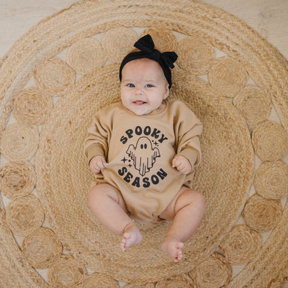 Spooky Season Sweatshirt Romper by Little Joy Co., product view 5