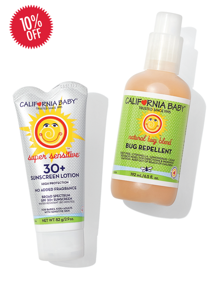 Unscented Sunscreen + Bug Spray Bundle by California Baby, product view 2