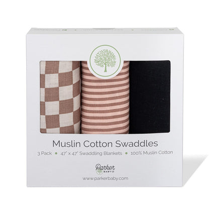Rosewood Swaddle Set by Parker Baby Co., product view 6