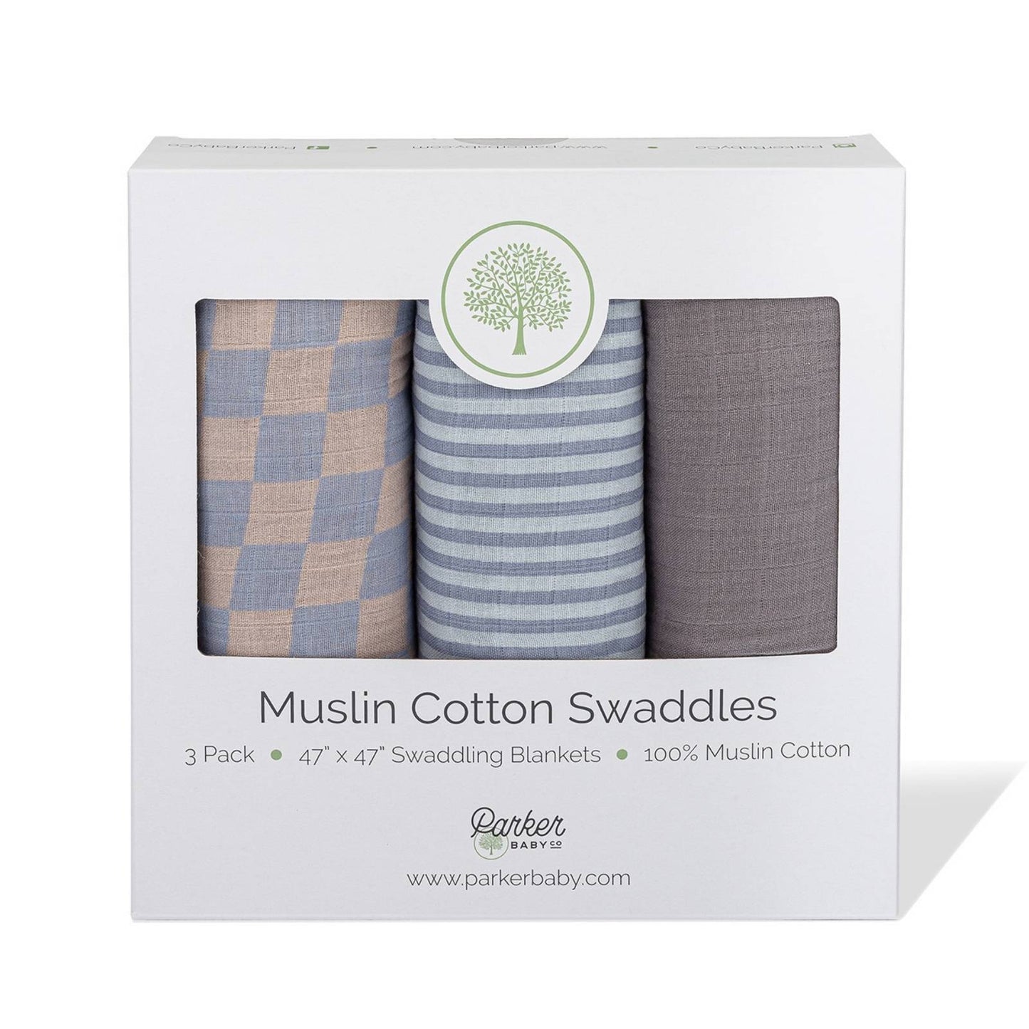 Stormy Swaddle Set by Parker Baby Co., product view 6