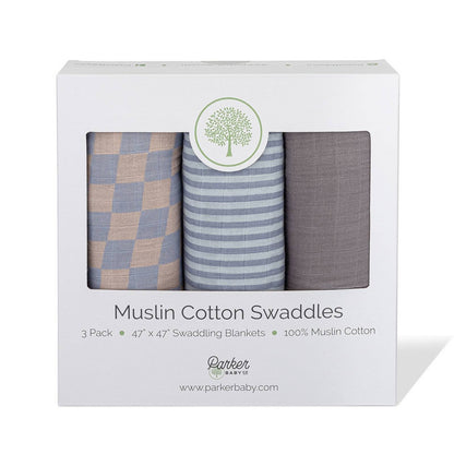 Stormy Swaddle Set by Parker Baby Co., product view 6