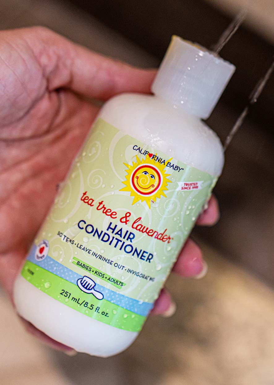 Tea Tree & Lavender Hair Conditioner by California Baby, product view 4