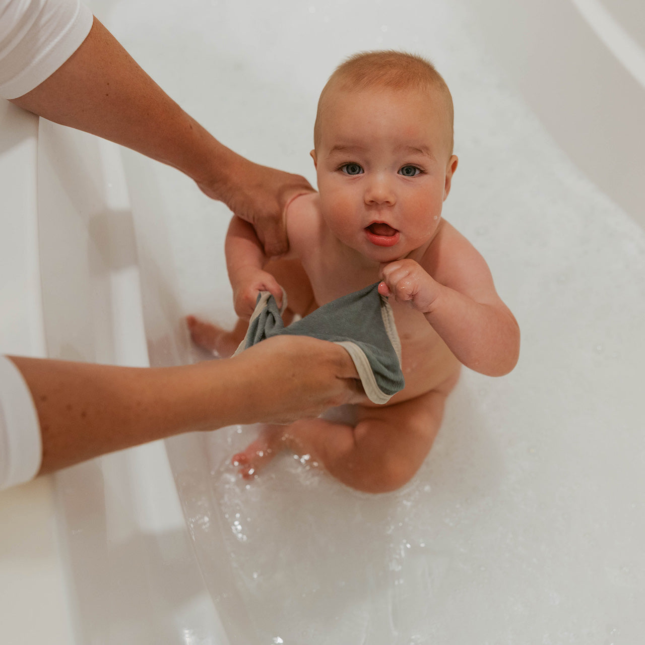 Rain Set - Terry Baby Washcloths (4 Pack) by Parker Baby Co., product view 2
