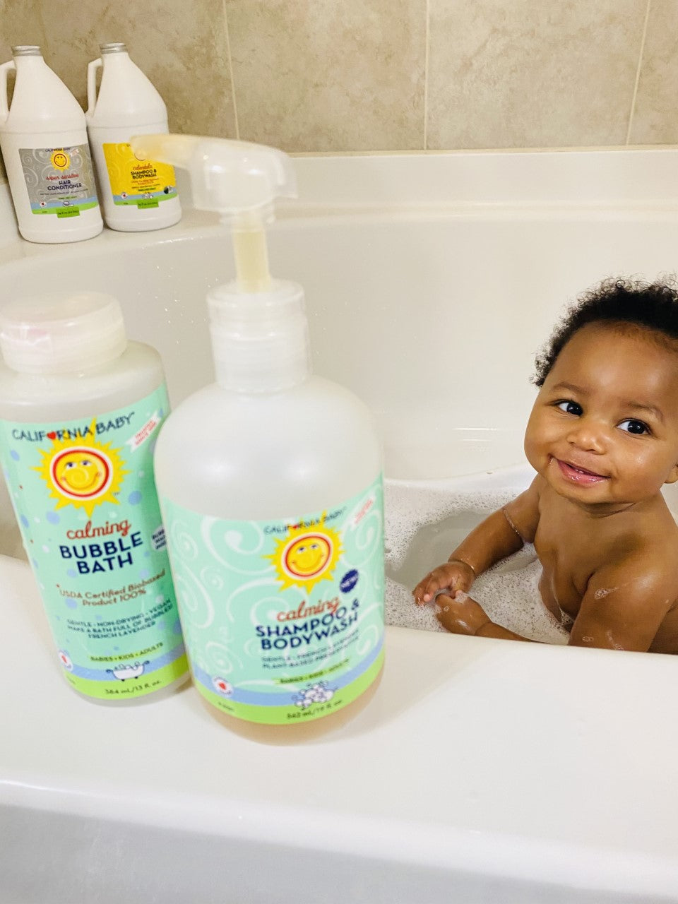Calming™ Bubble Bath by California Baby, product view 5
