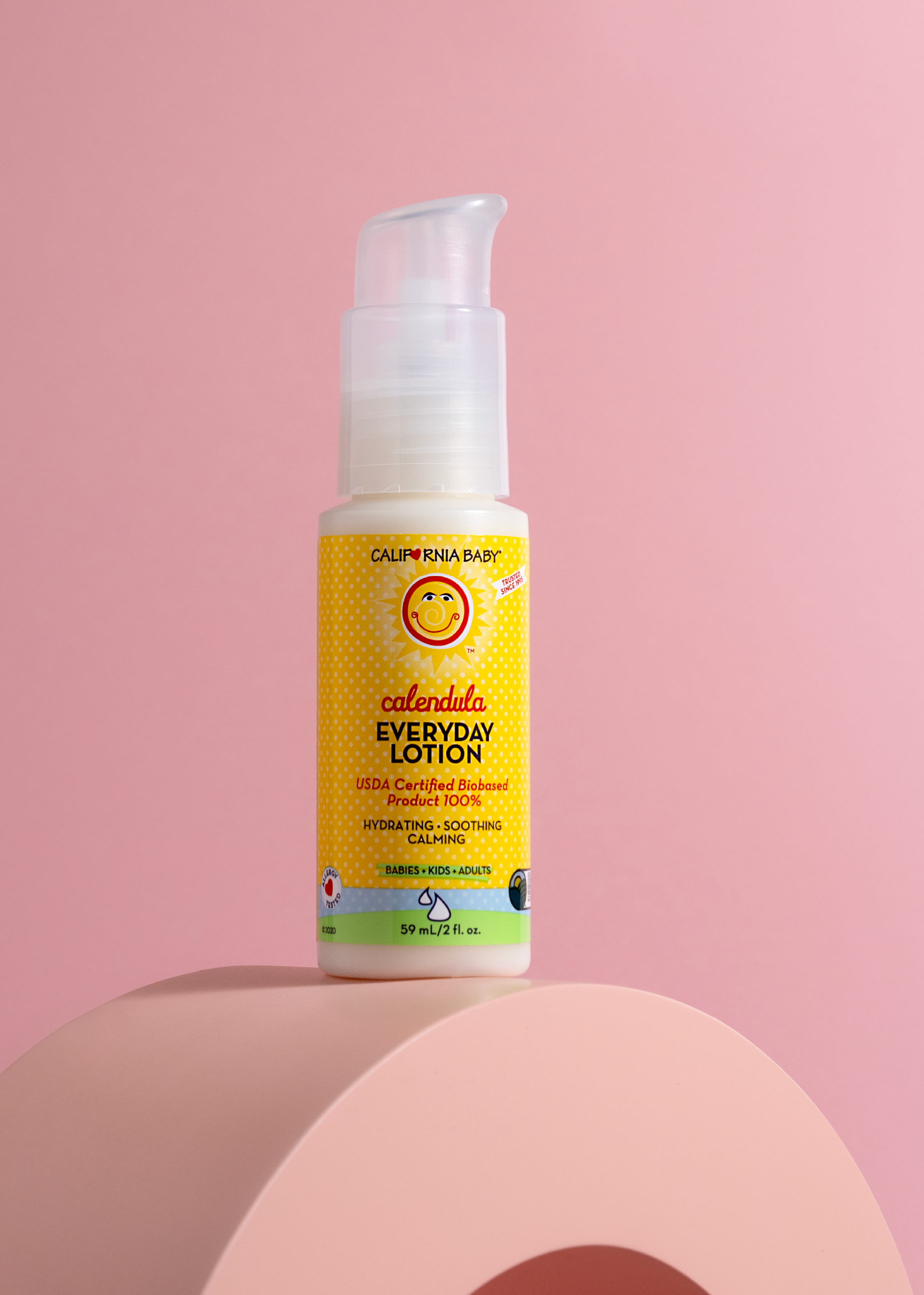 100% Plant-based Collection™ Moisturizer Travel Set by California Baby, product view 4
